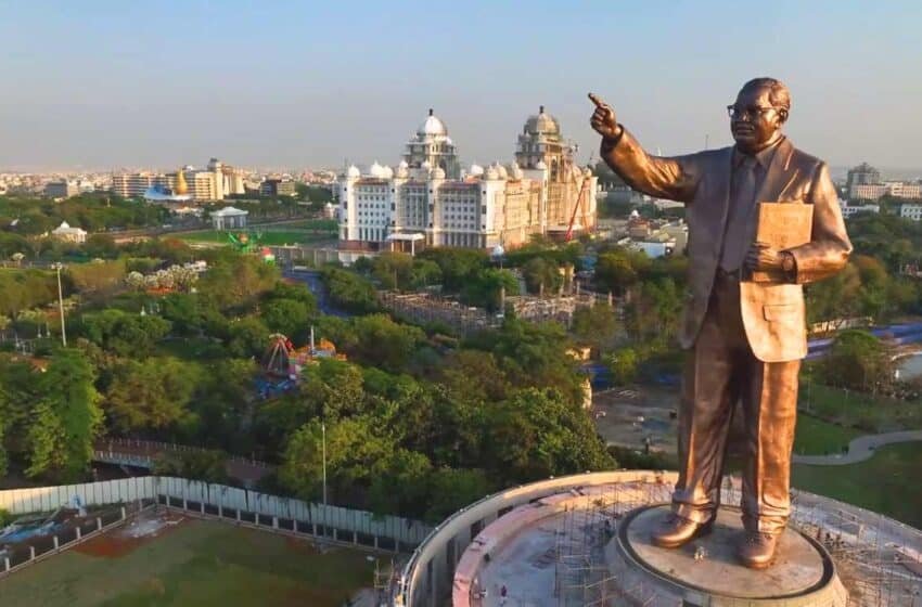 Andhra CM Reveals Huge Ambedkar Statue