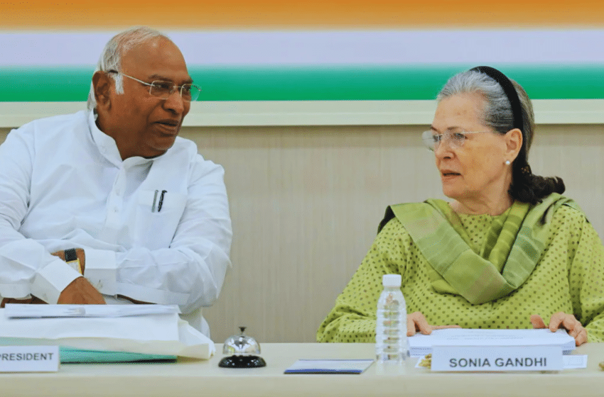 Sonia Gandhi, Mallikarjun Kharges big rally in Jaipur